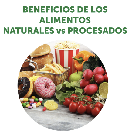 BENEFICIOS DE LOS ALIMENTOS NATURALES VS PROCESADOS.